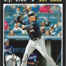 C.J. Cron 2020 Topps Heritage #349 Minnesota Twins Baseball Card