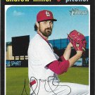 Andrew Miller 2020 Topps Heritage #58 St. Louis Cardinals Baseball Card Andrew Miller 2020 Topps Heritage #58 St. Louis Cardinals Baseball Card