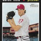 Aaron Nola 2020 Topps Heritage #53 Philadelphia Phillies Baseball Card