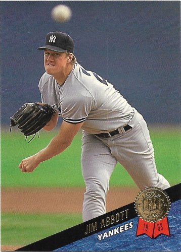 Jim Abbott 1993 Leaf #253 New York Yankees Baseball Card