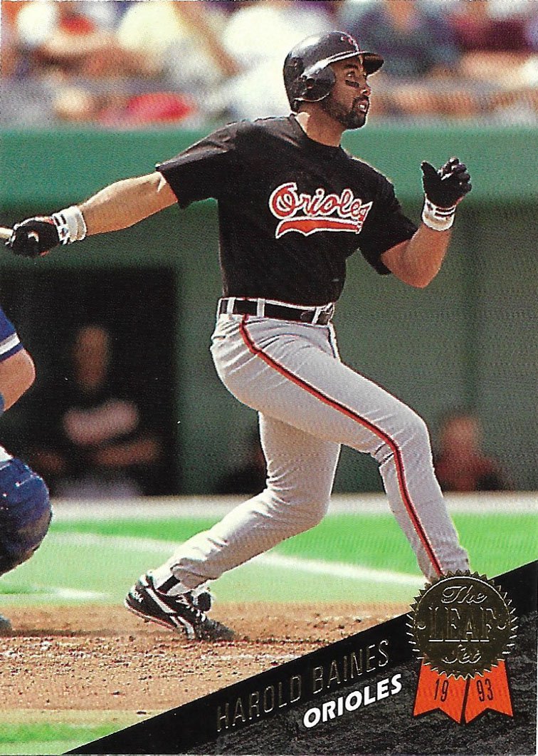 Harold Baines 1993 Leaf #249 Baltimore Orioles Baseball Card