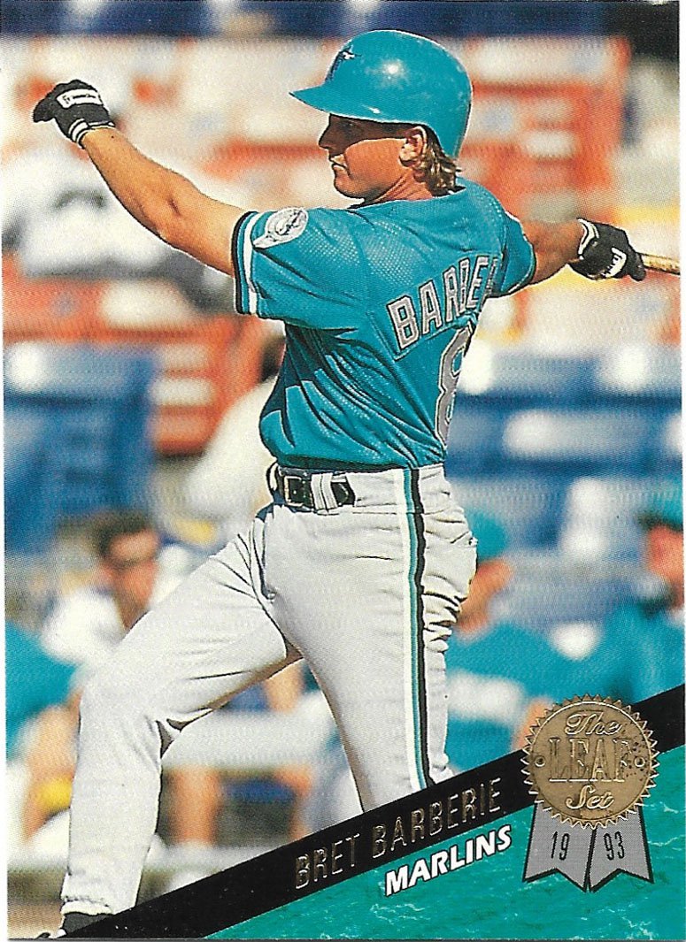 Bret Barberie 1993 Leaf #256 Florida Marlins Baseball Card