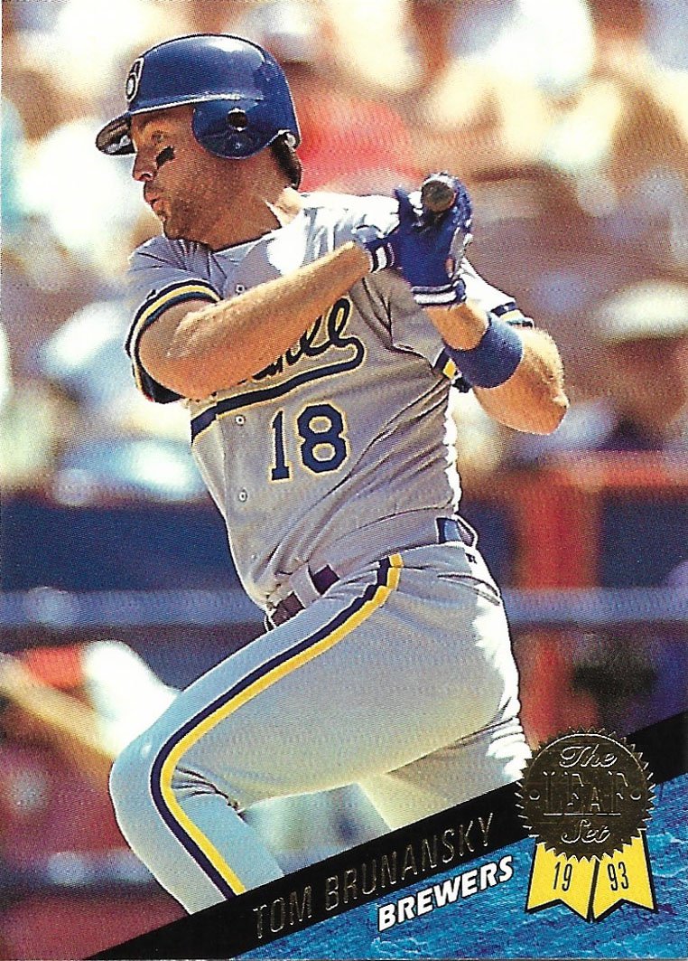 Brett Butler 1993 Leaf #230 Los Angeles Dodgers Baseball Card