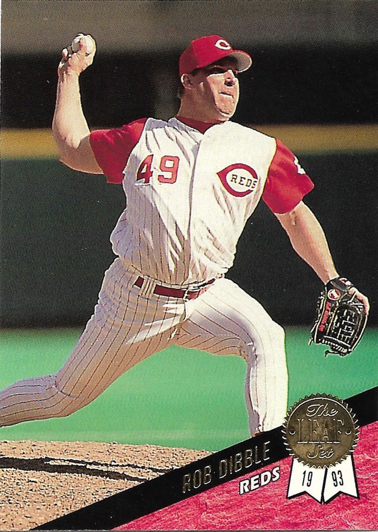 Rob Dibble 1993 Leaf #280 Cincinnati Reds Baseball Card