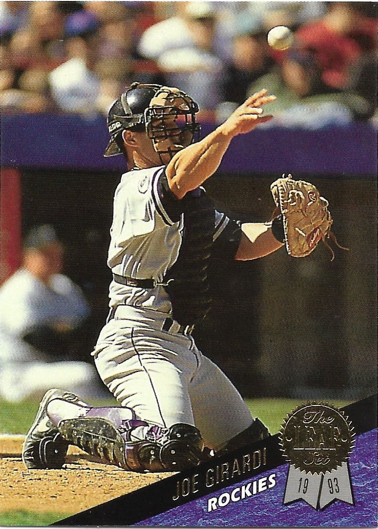 Joe Girardi 1993 Leaf #332 Colorado Rockies Baseball Card