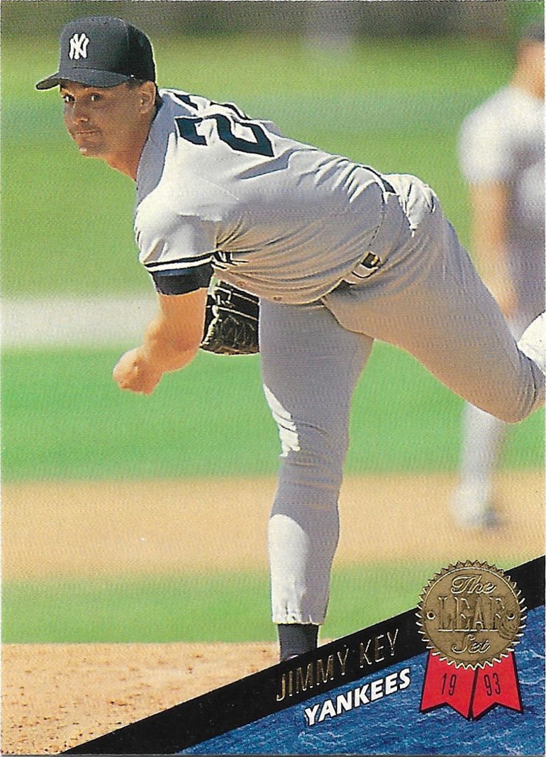 Jimmy Key 1993 Leaf #317 New York Yankees Baseball Card
