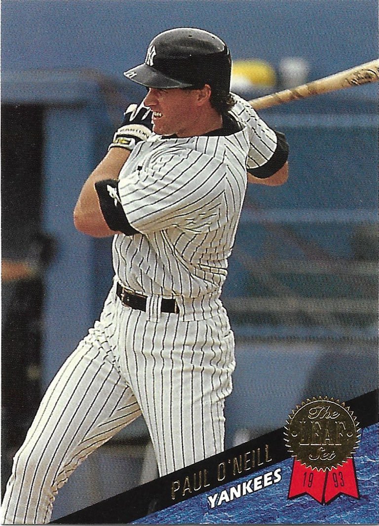 Paul O'Neill 1993 Leaf #379 New York Yankees Baseball Card