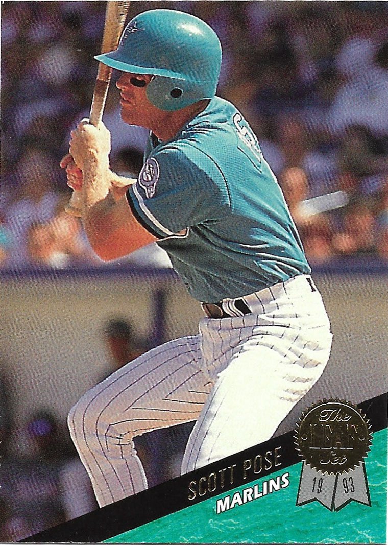 Scott Pose 1993 Leaf #272 Florida Marlins Baseball Card