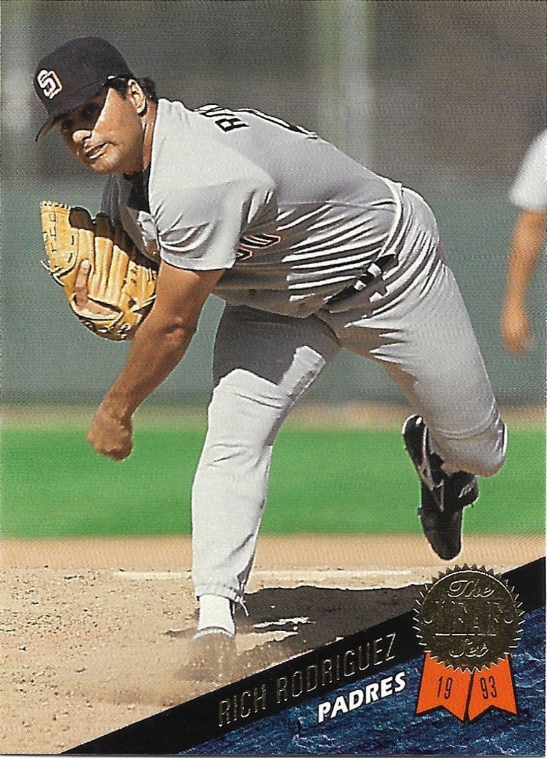 Rich Rodriguez 1993 Leaf #368 San Diego Padres Baseball Card