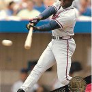 Deion Sanders 1993 Leaf #222 Atlanta Braves Baseball Card