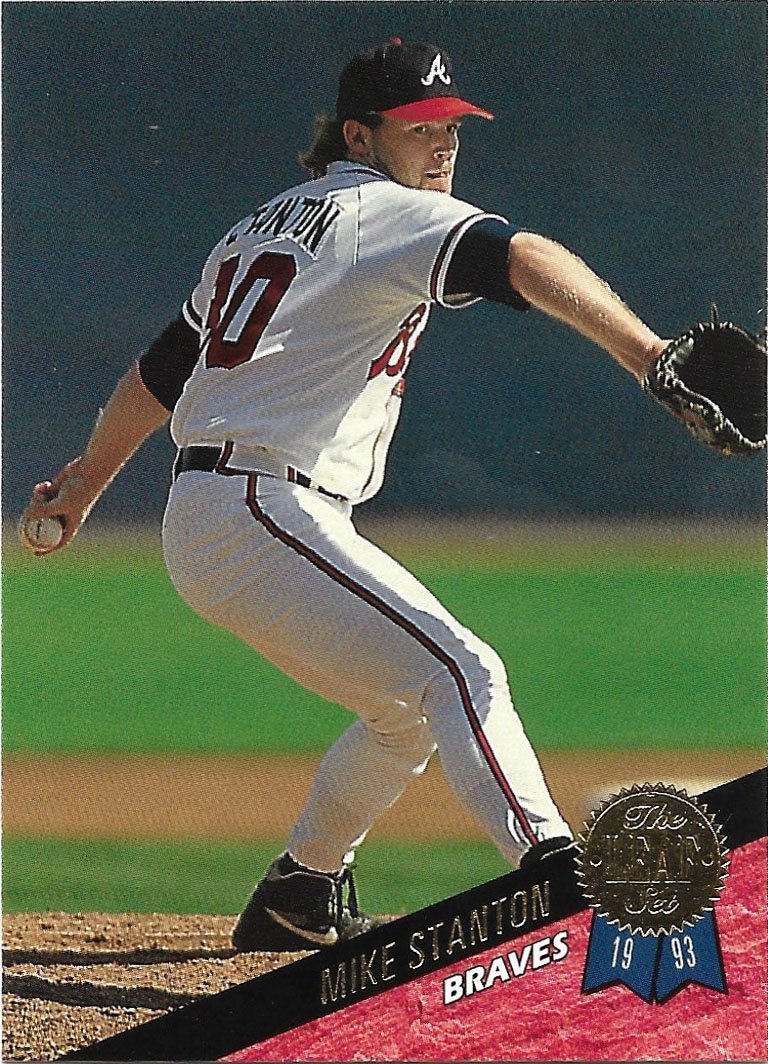 Mike Stanton 1993 Leaf #398 Atlanta Braves Baseball Card