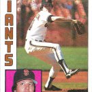 Atlee Hammaker 1984 Topps #85 San Francisco Giants Baseball Card
