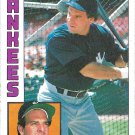 Steve Kemp 1984 Topps #440 New York Yankees Baseball Card