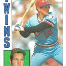 Tim Laudner 1984 Topps #363 Minnesota Twins Baseball Card