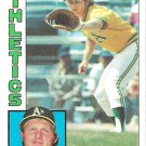 Dan Meyer 1984 Topps #609 Oakland Athletics Baseball Card