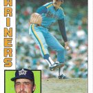 Ed Vande Berg 1984 Topps #63 Seattle Mariners Baseball Card