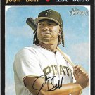 Josh Bell 2020 Topps Heritage Short Print #422 Pittsburgh Pirates Baseball Card Josh Bell 2020 Topps Heritage Short Print #422 Pittsburgh Pirates Baseball Card