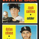 Zack Collins, Dylan Cease 2020 Topps Heritage Rookie #13 Chicago White Sox Baseball Card