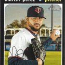 Martin Perez 2020 Topps Heritage #309 Minnesota Twins Baseball Card
