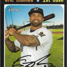 Eric Thames 2020 Topps Heritage #397 Milwaukee Brewers Baseball Card