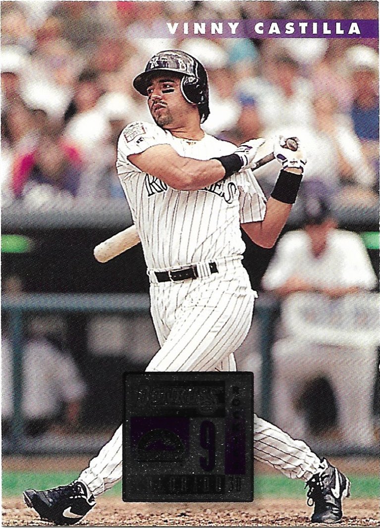 Vinny Castilla 1996 Donruss #305 Colorado Rockies Baseball Card