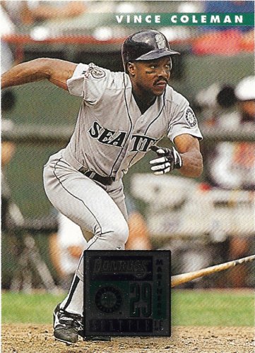 Vince Coleman 1996 Donruss #496 Seattle Mariners Baseball Card