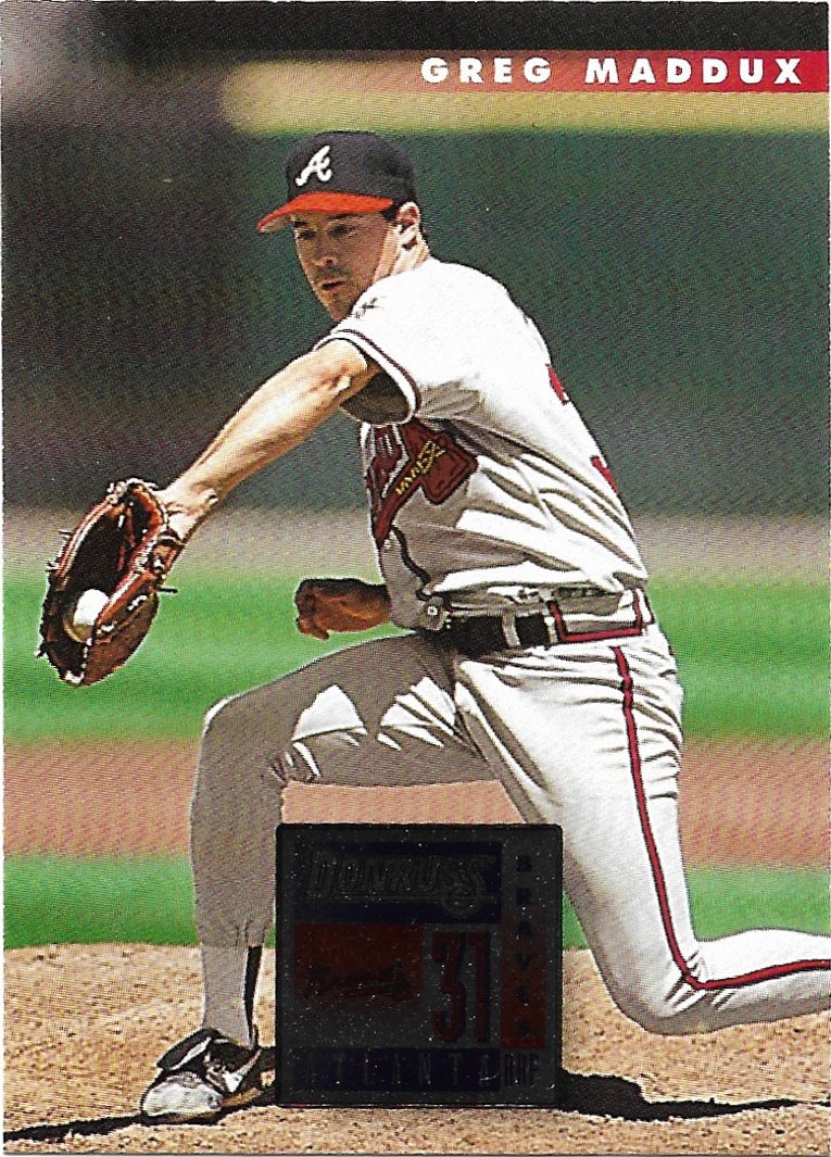 Greg Maddux 1996 Donruss 394 Atlanta Braves Baseball Card