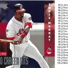 Eddie Murray 1996 Donruss #220 Cleveland Indians Baseball Card Eddie Murray 1996 Donruss #220 Cleveland Indians Baseball Card