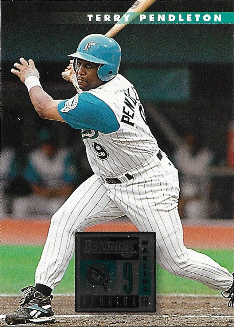 Terry Pendleton 1996 Donruss #345 Florida Marlins Baseball Card
