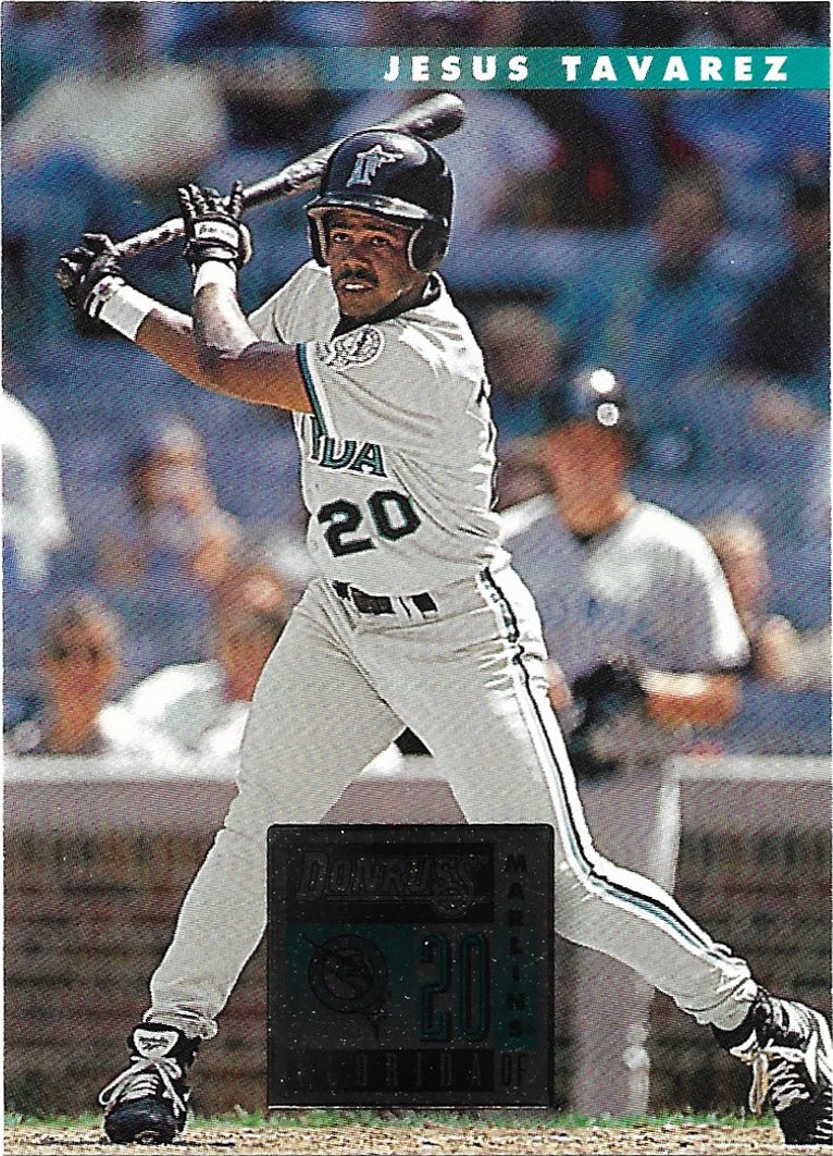 Jesus Tavarez 1996 Donruss 366 Florida Marlins Baseball Card