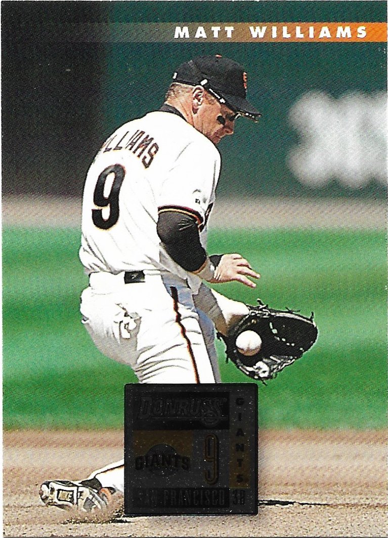Matt Williams 1996 Donruss #365 San Francisco Giants Baseball Card