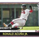 Ronald Acuna Jr 2020 Topps Big League #300 Atlanta Braves Baseball Card