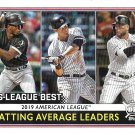 Tim Anderson, DJ LeMahieu, Yoan Moncada 2020 Topps Big League #251 Baseball Card Tim Anderson, DJ LeMahieu, Yoan Moncada 2020 Topps Big League #251 Baseball Card