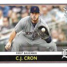 C.J. Cron 2020 Topps Big League #44 Detroit Tigers Baseball Card C.J. Cron 2020 Topps Big League #44 Detroit Tigers Baseball Card