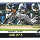 Isan Diaz 2020 Topps Big League Rookie #169 Miami Marlins Baseball Card Isan Diaz 2020 Topps Big League Rookie #169 Miami Marlins Baseball Card