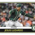 Jesus Luzardo 2020 Topps Big League Rookie #61 Oakland Athletics Baseball Card
