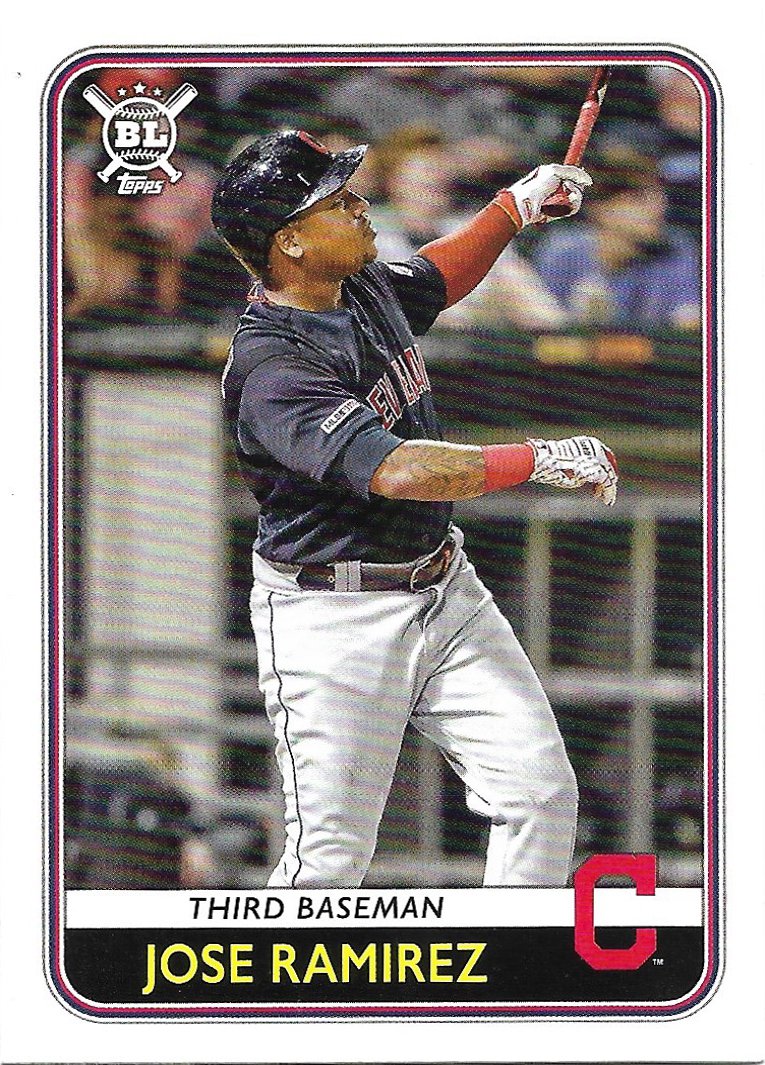 Jose Ramirez 2020 Topps Big League #182 Cleveland Indians Baseball Card
