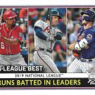 Anthony Rendon, Freddie Freeman, Pete Alonso 2020 Topps Big League #244 Baseball Card Anthony Rendon, Freddie Freeman, Pete Alonso 2020 Topps Big League #244 Baseball Card