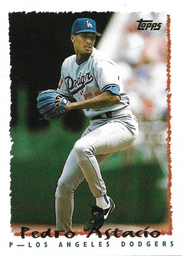 Pedro Astacio 1995 Topps #589 Los Angeles Dodgers Baseball Card