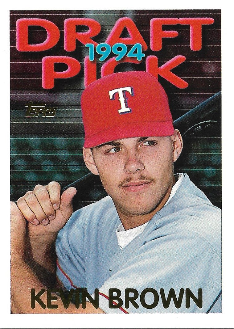Kevin Brown 1995 Topps 456 Texas Rangers Baseball Card