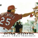 Gregg Jefferies 1995 Topps #526 St. Louis Cardinals Baseball Card