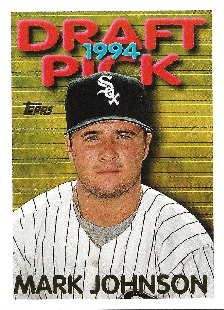 Mark Johnson 1995 Topps #605 Chicago White Sox Baseball Card