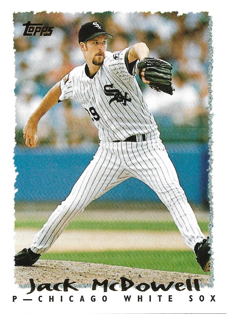 Jack McDowell 1995 Topps 561 Chicago White Sox Baseball Card