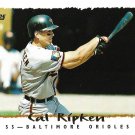 Cal Ripken Jr 1995 Topps #588 Baltimore Orioles Baseball Card Cal Ripken Jr 1995 Topps #588 Baltimore Orioles Baseball Card