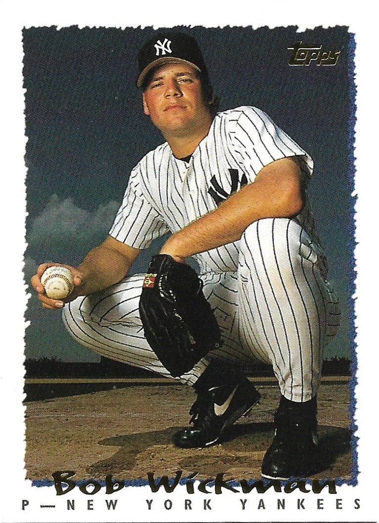 Bob Wickman 1995 Topps 618 New York Yankees Baseball Card
