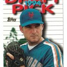 Paul Wilson 1995 Topps #621 New York Mets Baseball Card