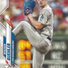 Walker Buehler 2020 Topps #432 Los Angeles Dodgers Baseball Card