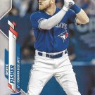 Derek Fisher 2020 Topps #604 Toronto Blue Jays Baseball Card