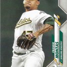 Frankie Montas 2020 Topps #463 Oakland Athletics Baseball Card