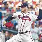 Sean Newcomb 2020 Topps #635 Atlanta Braves Baseball Card